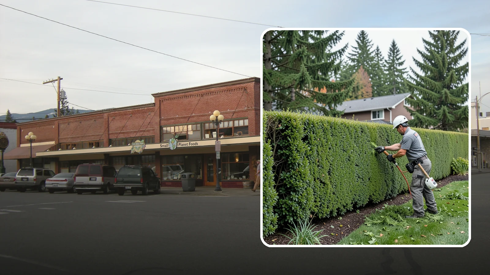Yew Hedge Trimming in Sedro-Woolley, Skagit County, WA - Traditional yew hedge trimming that shapes this classic conifer into dense formal walls, with the rare ability to regrow from old...