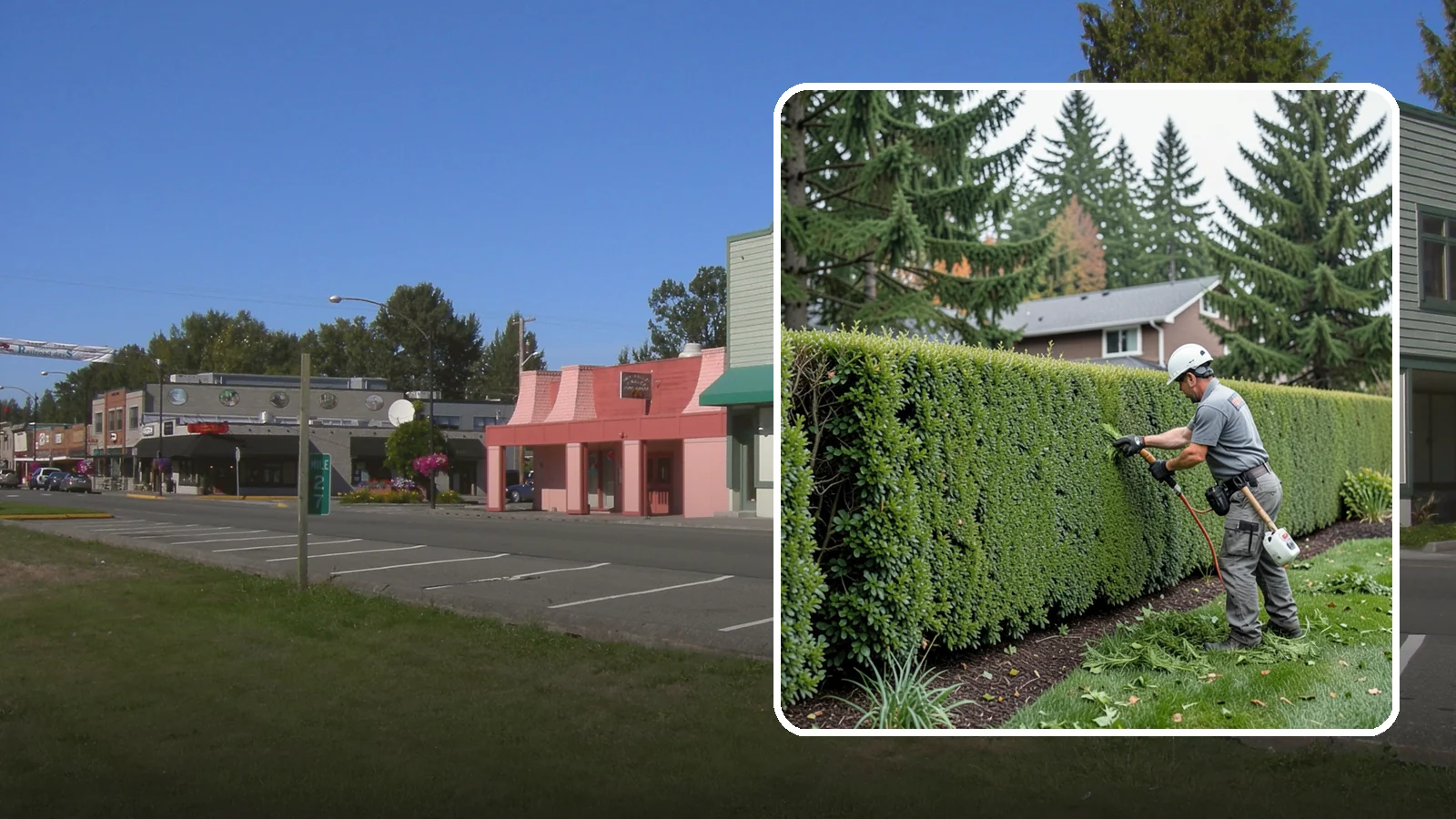 Yew Hedge Trimming in Snoqualmie, King County, WA - Traditional yew hedge trimming that shapes this classic conifer into dense formal walls, with the rare ability to regrow from old...