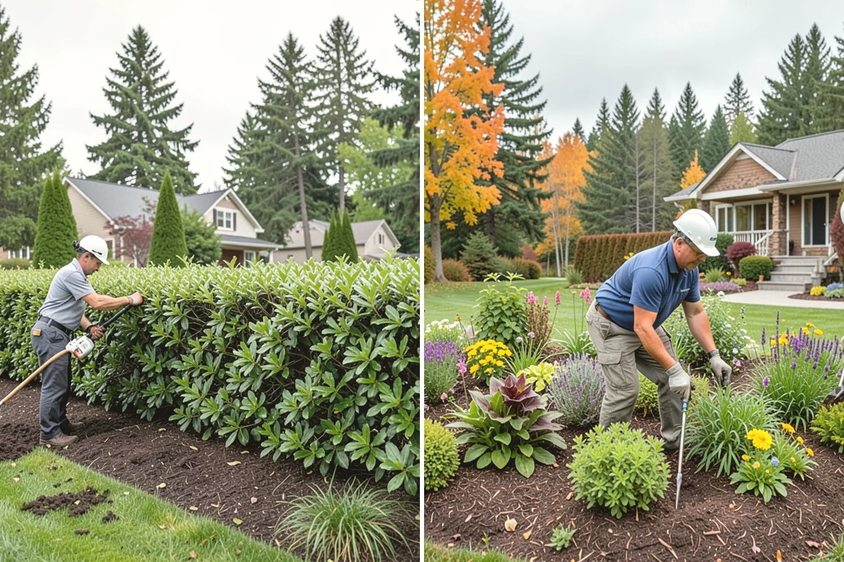 Yew Hedge Trimming in Tacoma, Pierce County, WA - Review shape, density, and any overgrowth
