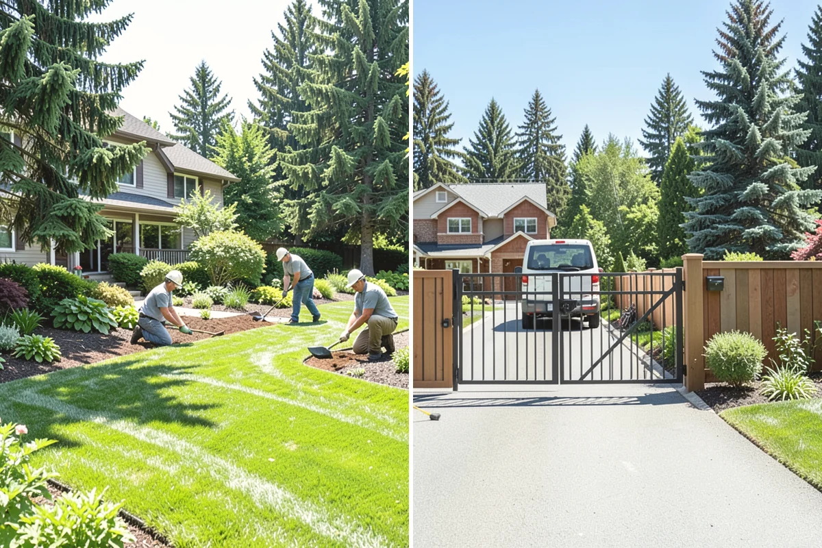 Yew Hedge Trimming in University Place, Pierce County, WA - Review shape, density, and any overgrowth