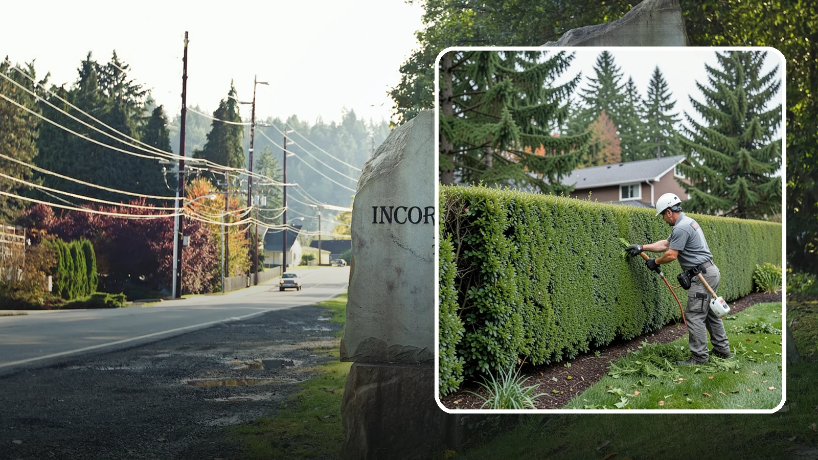Yew Hedge Trimming in Wilkeson, Pierce County, WA - Traditional yew hedge trimming that shapes this classic conifer into dense formal walls, with the rare ability to regrow from old...