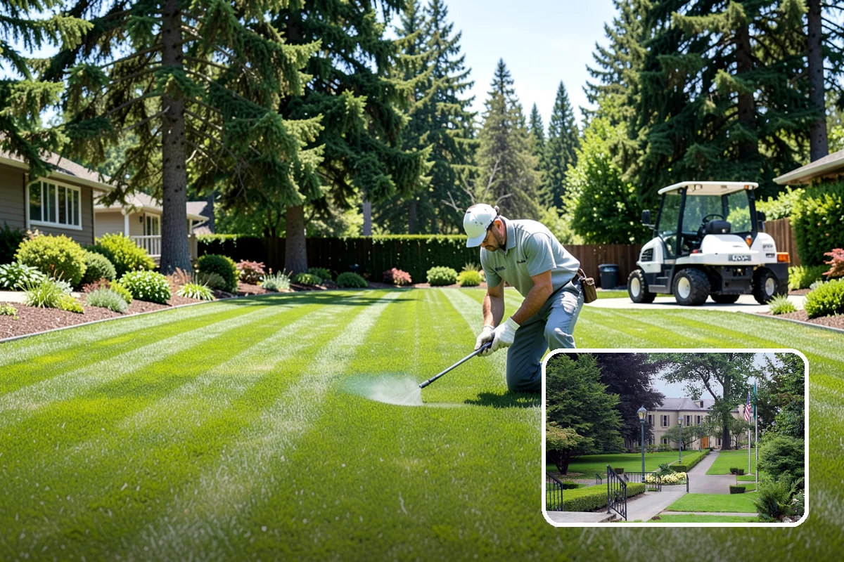 Yew Hedge Trimming in Woodinville, King County, WA - Forms dense, dark-green formal walls