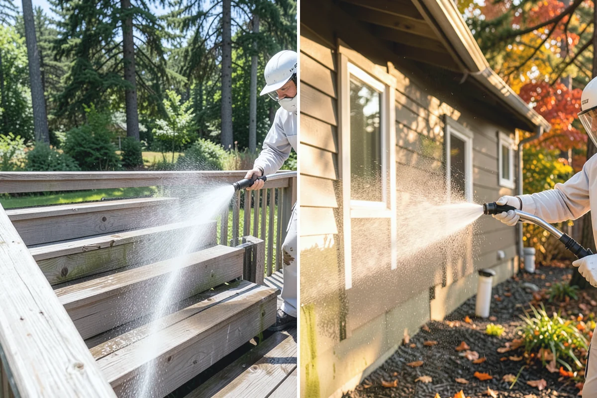 Aggregate Driveway Cleaning in Auburn, King County, WA - Inspect the aggregate for loose stones and wear