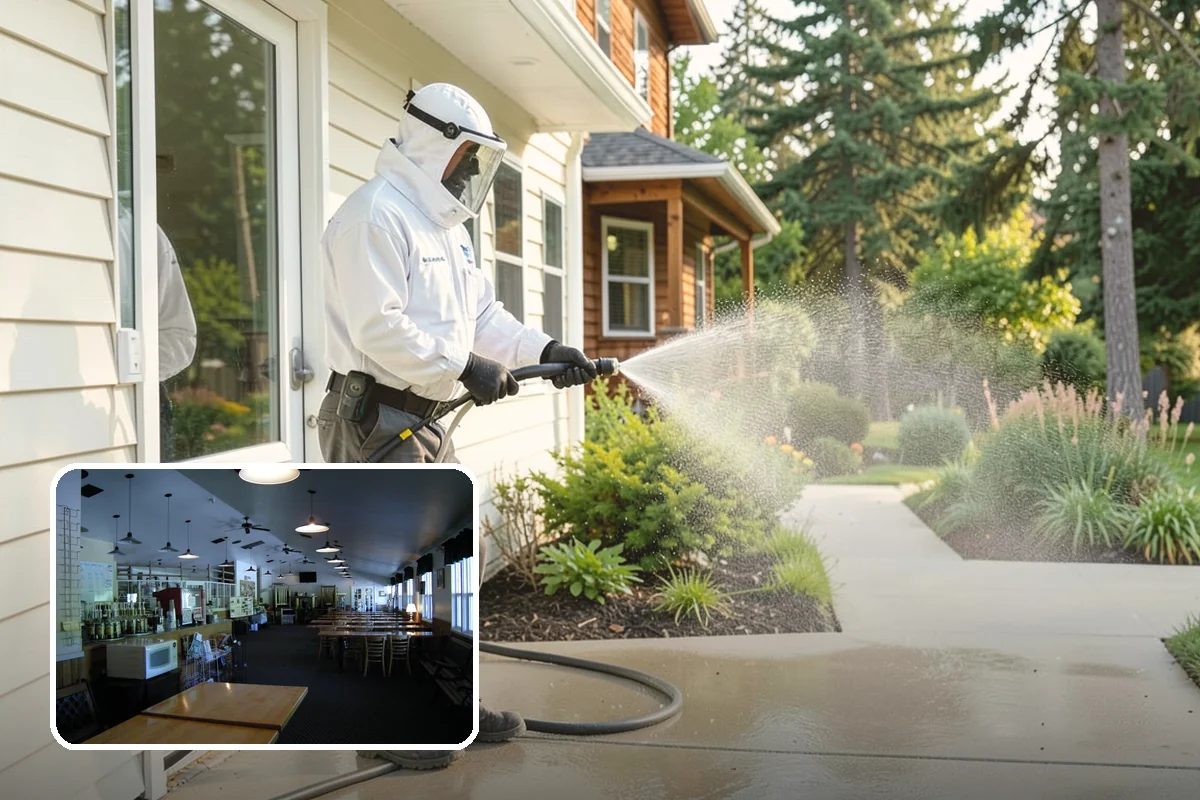 Aggregate Driveway Cleaning in Black Diamond, King County, WA - Cleans textured aggregate without dislodging stones