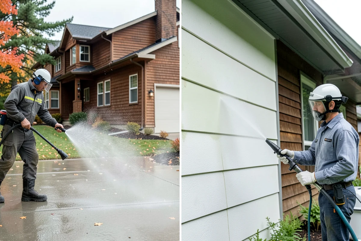Aggregate Driveway Cleaning in Clyde Hill, King County, WA - Inspect the aggregate for loose stones and wear