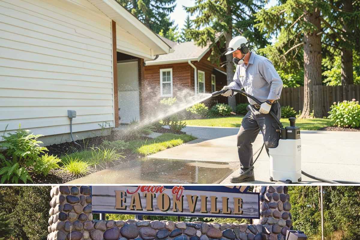 Aggregate Driveway Cleaning in Eatonville, Pierce County, WA - Clean aggregate surfaces in dry weather so the many crevices can dry before sealing or reuse.