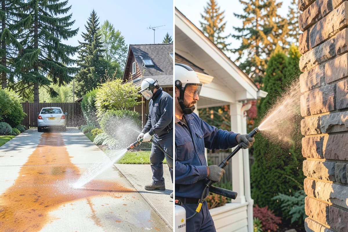 Aggregate Driveway Cleaning in Marysville, Snohomish County, WA - Inspect the aggregate for loose stones and wear
