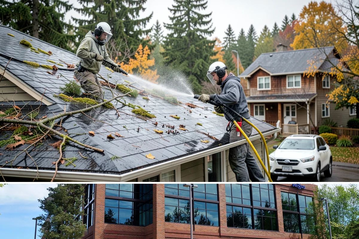 Aggregate Driveway Cleaning in Mountlake Terrace, Snohomish County, WA - Clean aggregate surfaces in dry weather so the many crevices can dry before sealing or reuse.