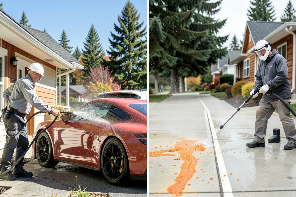 Aggregate Driveway Cleaning in Normandy Park, King County, WA - Inspect the aggregate for loose stones and wear