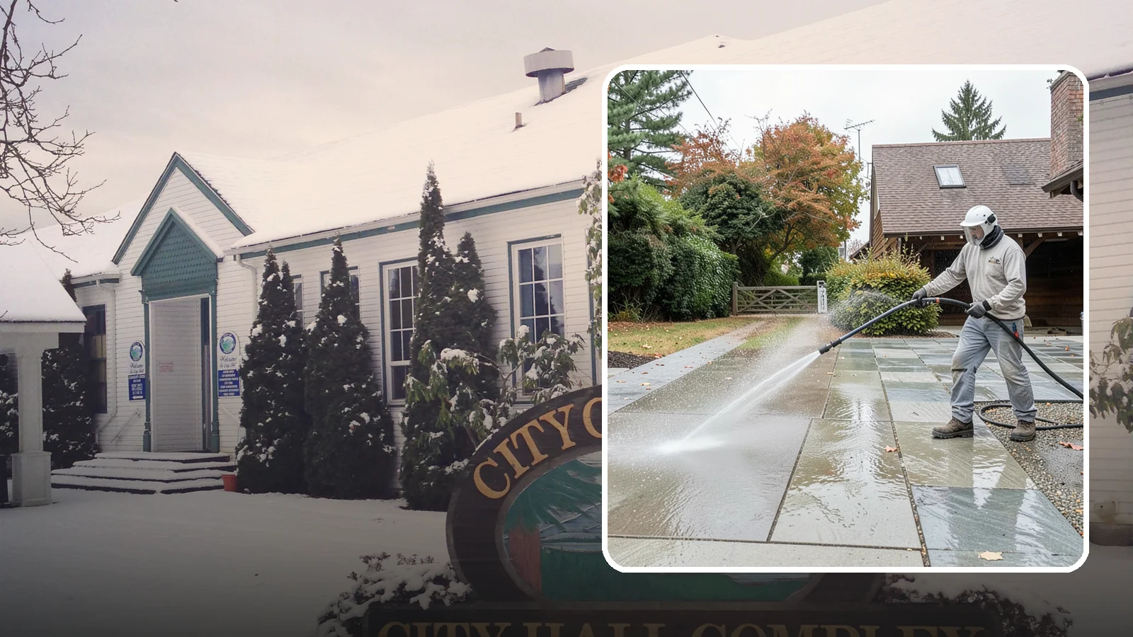 Aggregate Driveway Cleaning in Pacific, King County, WA - Careful cleaning of exposed aggregate driveways that clears grime from the textured stone surface without loosening it.