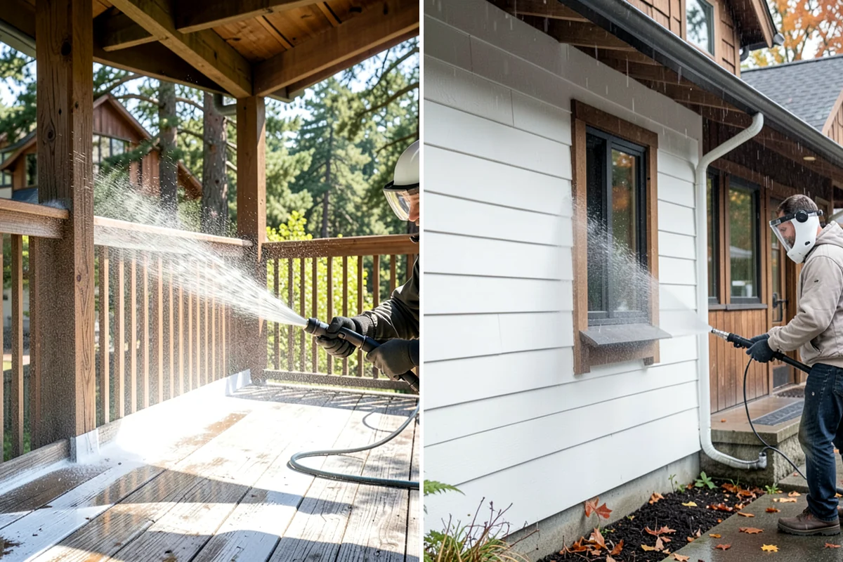 Aggregate Driveway Cleaning in SeaTac, King County, WA - Inspect the aggregate for loose stones and wear