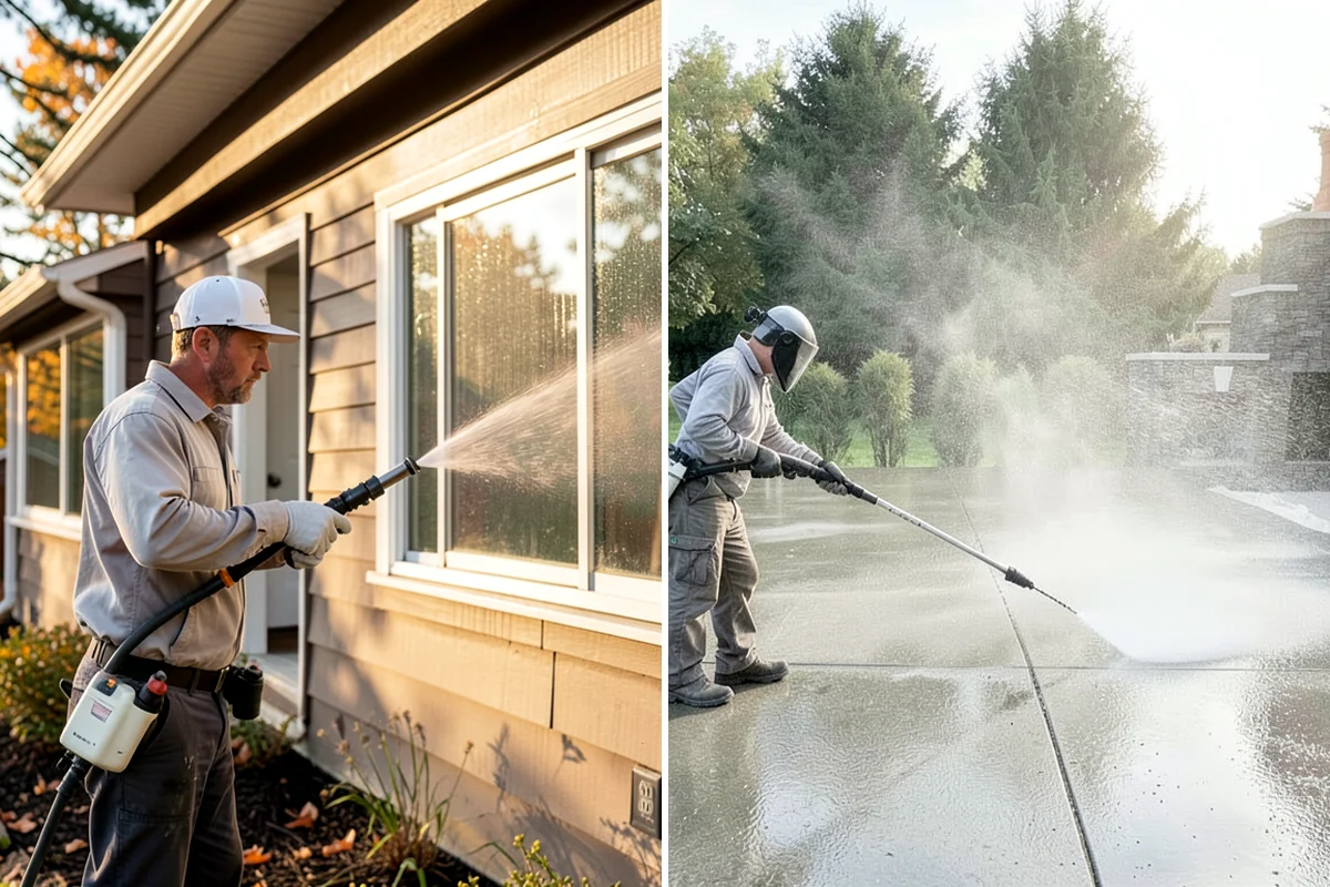 Aggregate Driveway Cleaning in Shoreline, King County, WA - Inspect the aggregate for loose stones and wear