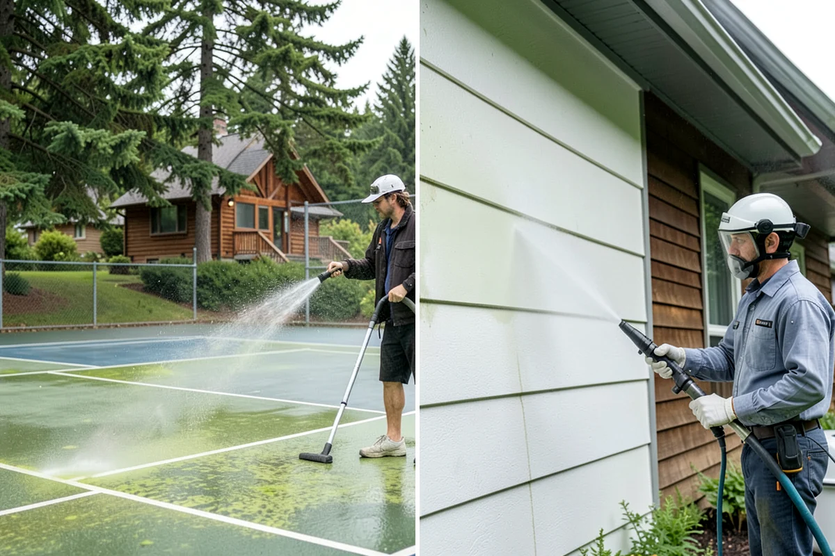 Aggregate Driveway Cleaning in Snoqualmie, King County, WA - Inspect the aggregate for loose stones and wear