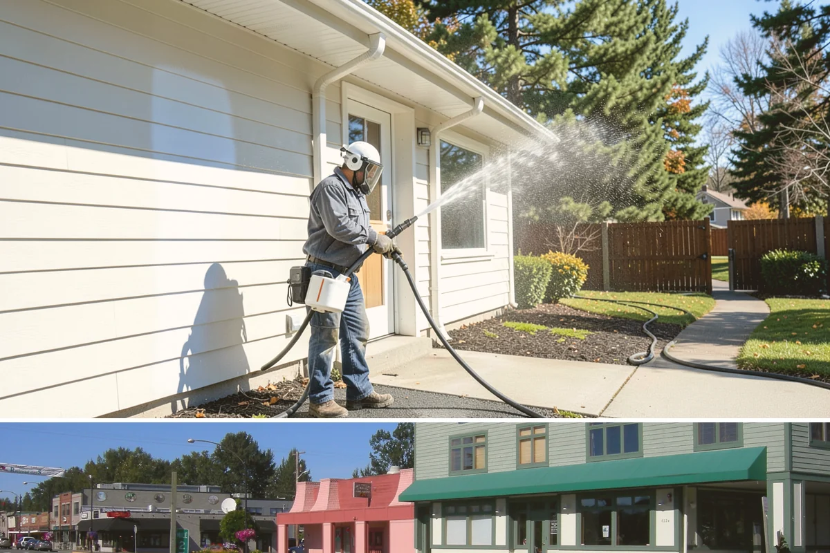 Aggregate Driveway Cleaning in Snoqualmie, King County, WA - Clean aggregate surfaces in dry weather so the many crevices can dry before sealing or reuse.