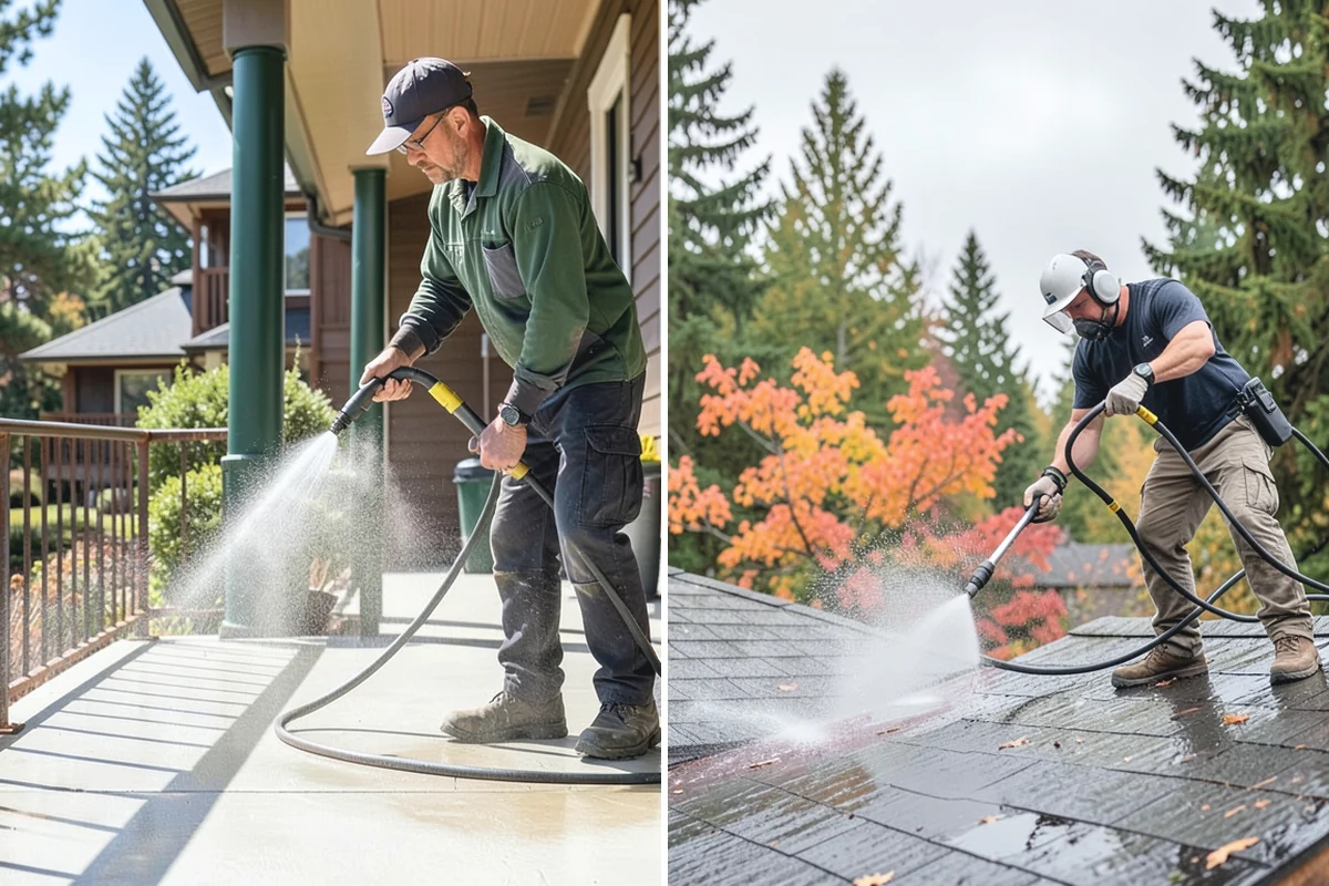Aggregate Driveway Cleaning in Sumner, Pierce County, WA - Inspect the aggregate for loose stones and wear