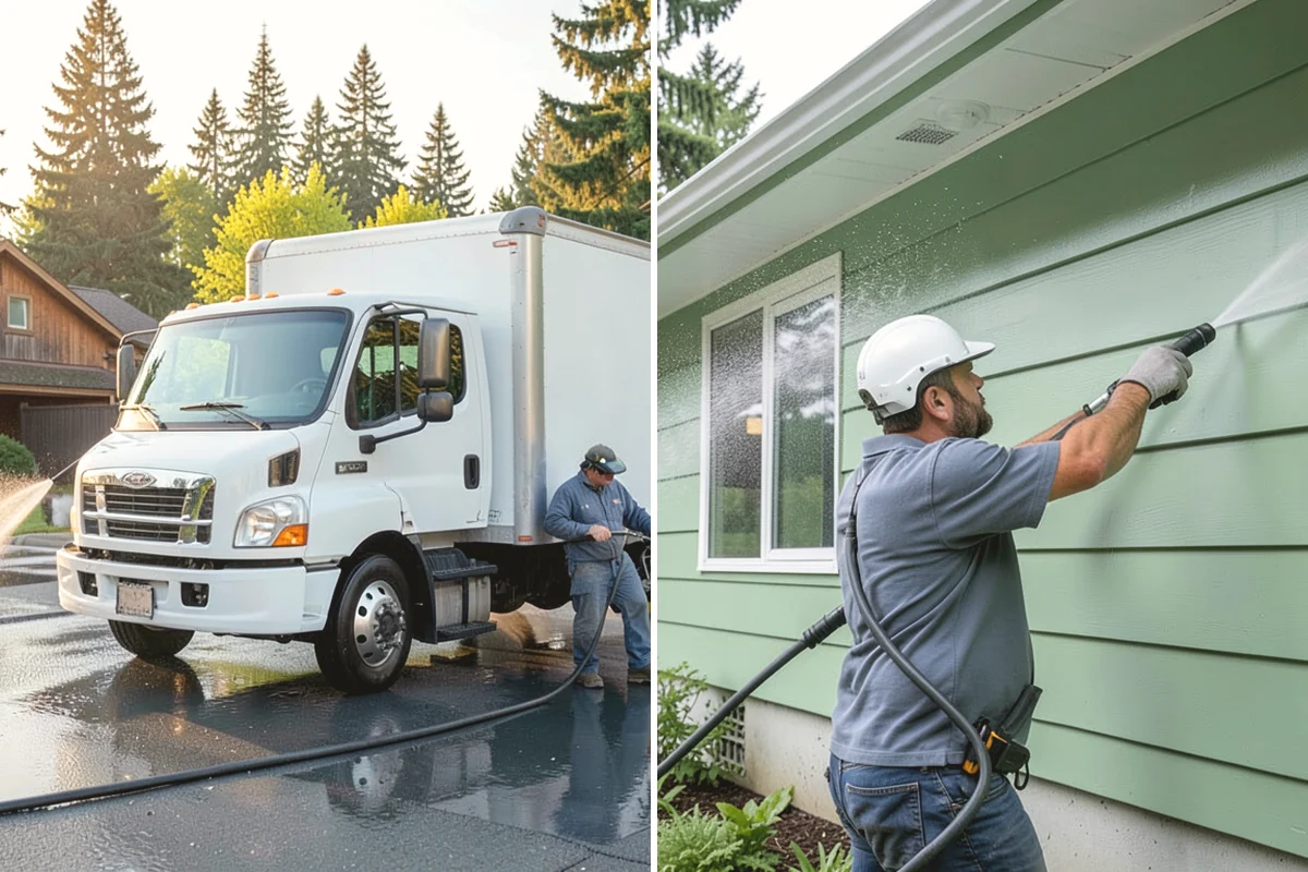 Aggregate Driveway Cleaning in Tacoma, Pierce County, WA - Inspect the aggregate for loose stones and wear