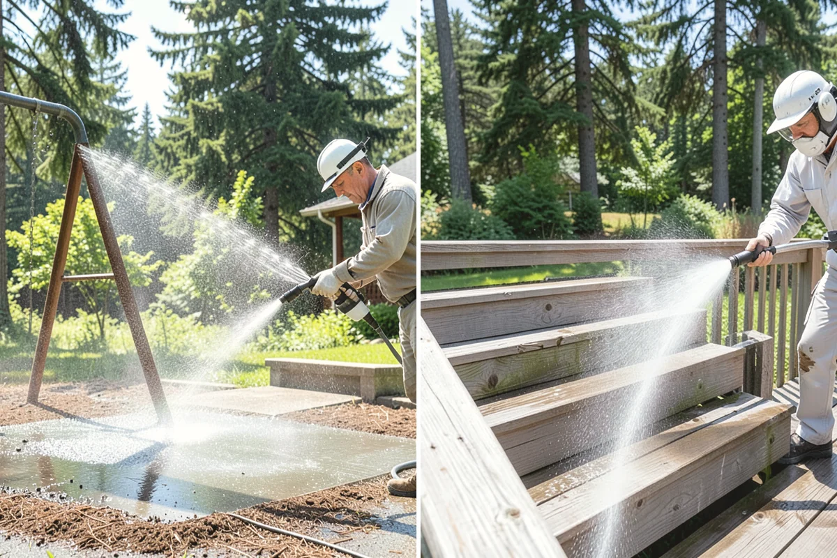 Aggregate Driveway Cleaning in Tukwila, King County, WA - Inspect the aggregate for loose stones and wear