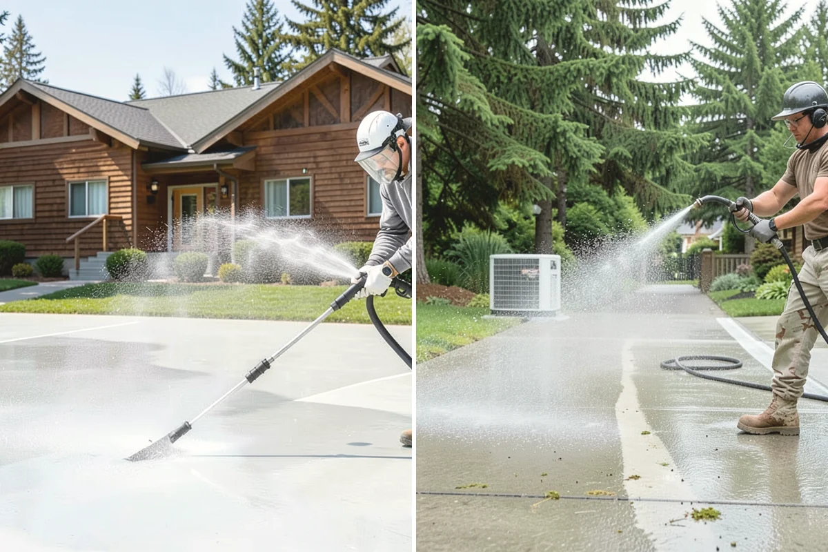 Aggregate Driveway Cleaning in Yarrow Point, King County, WA - Inspect the aggregate for loose stones and wear