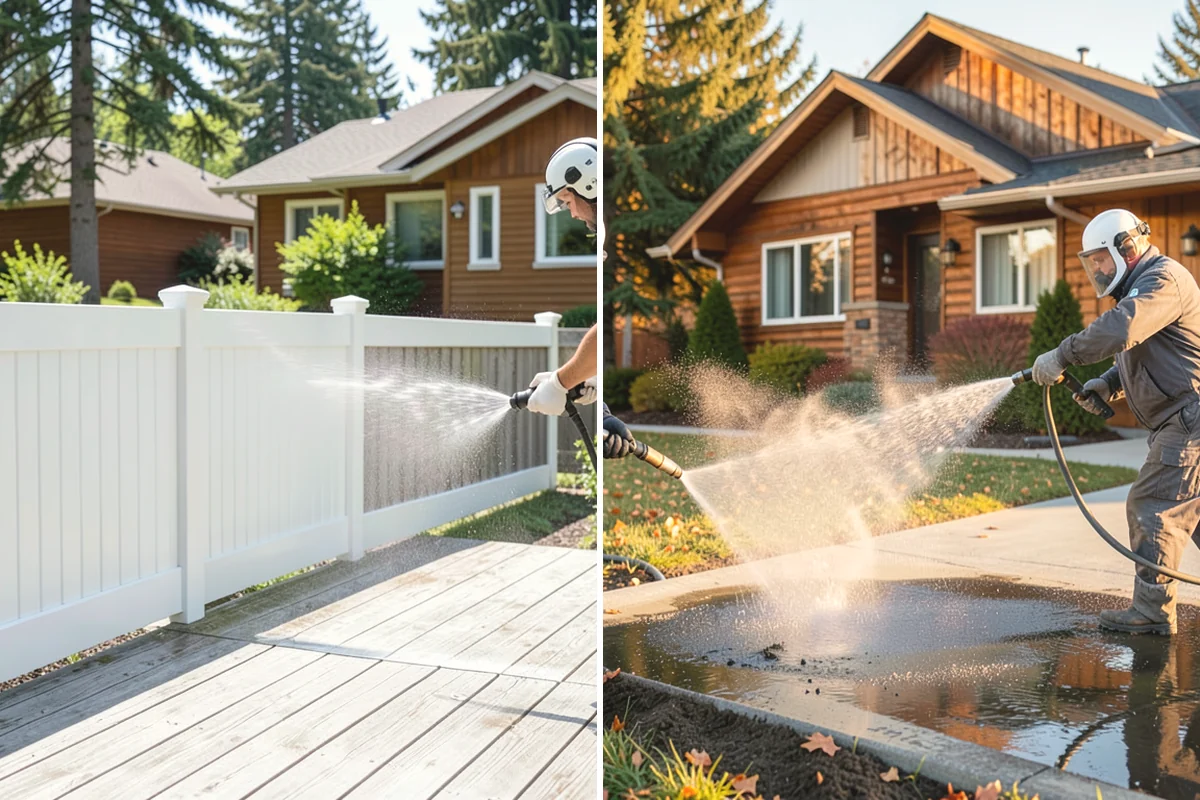 Algae Removal in Anacortes, Skagit County, WA - Evaluate the algae coverage and the surface types