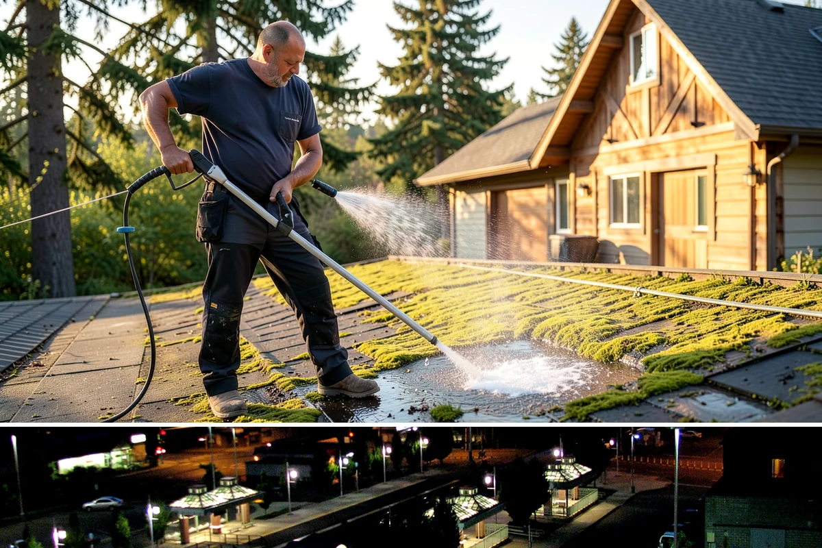 Algae Removal in Auburn, King County, WA - Clear algae in spring or summer to remove the heavy growth that builds during the shaded, wet months.