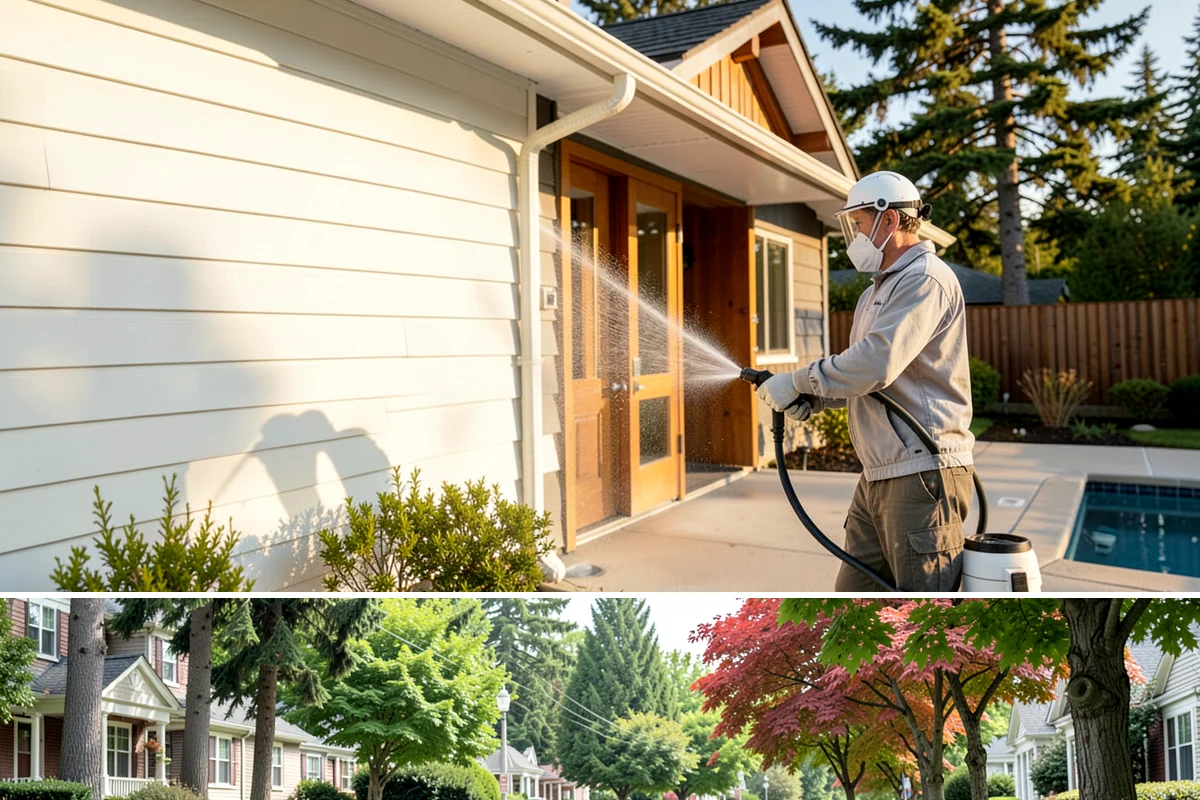 Algae Removal in Beaux Arts Village, King County, WA - Clear algae in spring or summer to remove the heavy growth that builds during the shaded, wet months.