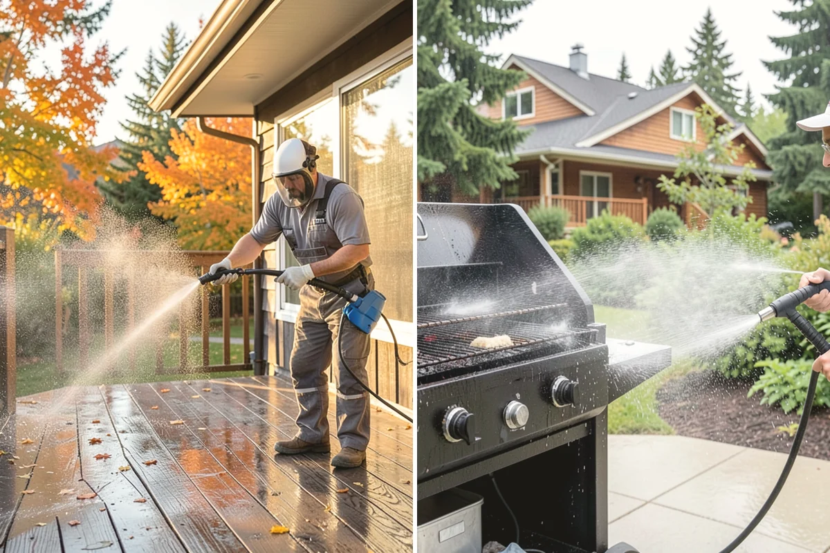 Algae Removal in Black Diamond, King County, WA - Evaluate the algae coverage and the surface types