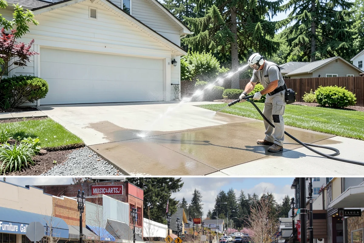 Algae Removal in Bothell, King County, WA - Clear algae in spring or summer to remove the heavy growth that builds during the shaded, wet months.
