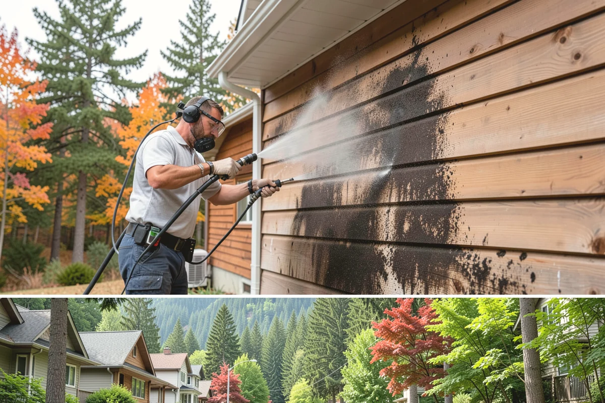 Algae Removal in Darrington, Snohomish County, WA - Clear algae in spring or summer to remove the heavy growth that builds during the shaded, wet months.