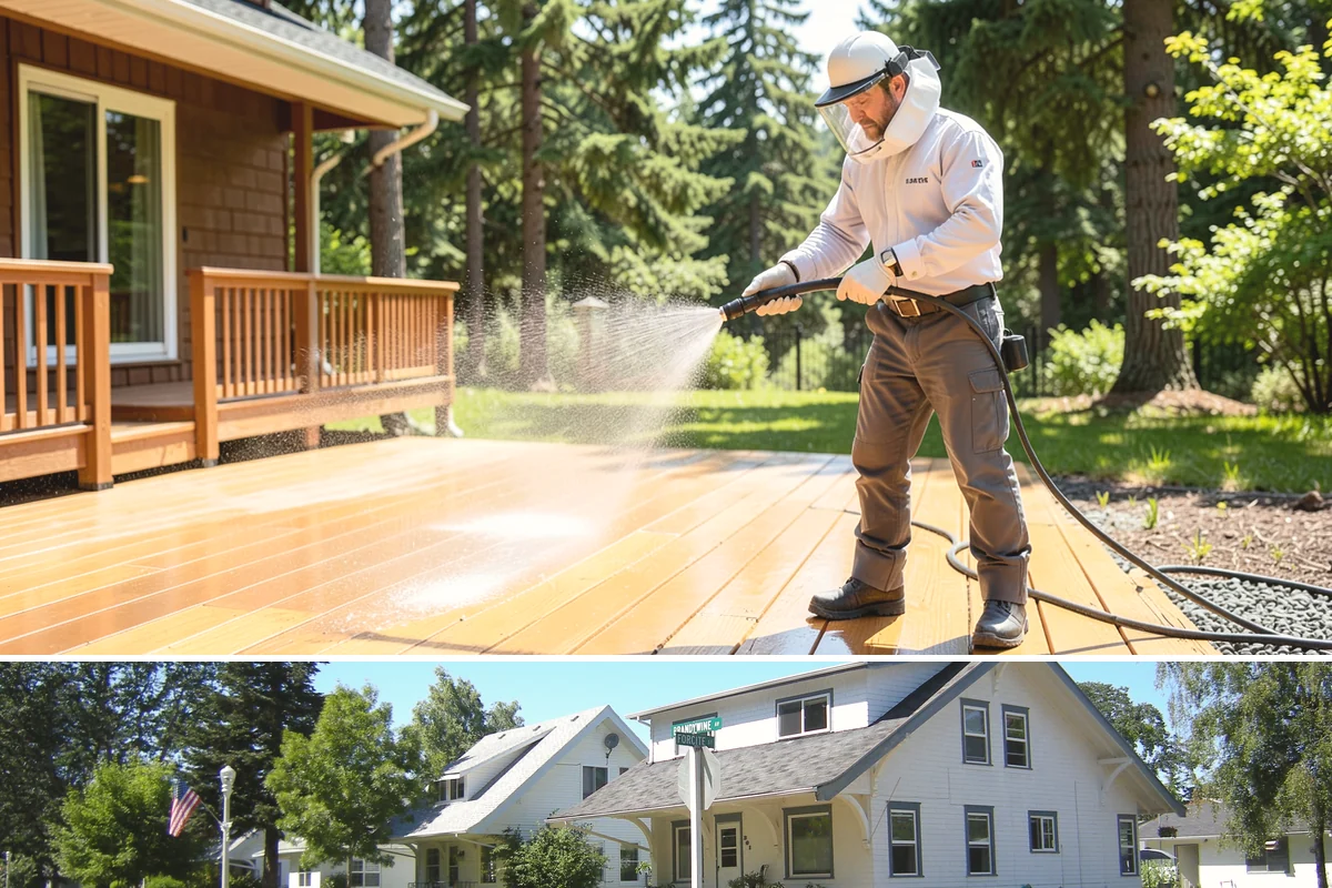Algae Removal in DuPont, Pierce County, WA - Clear algae in spring or summer to remove the heavy growth that builds during the shaded, wet months.
