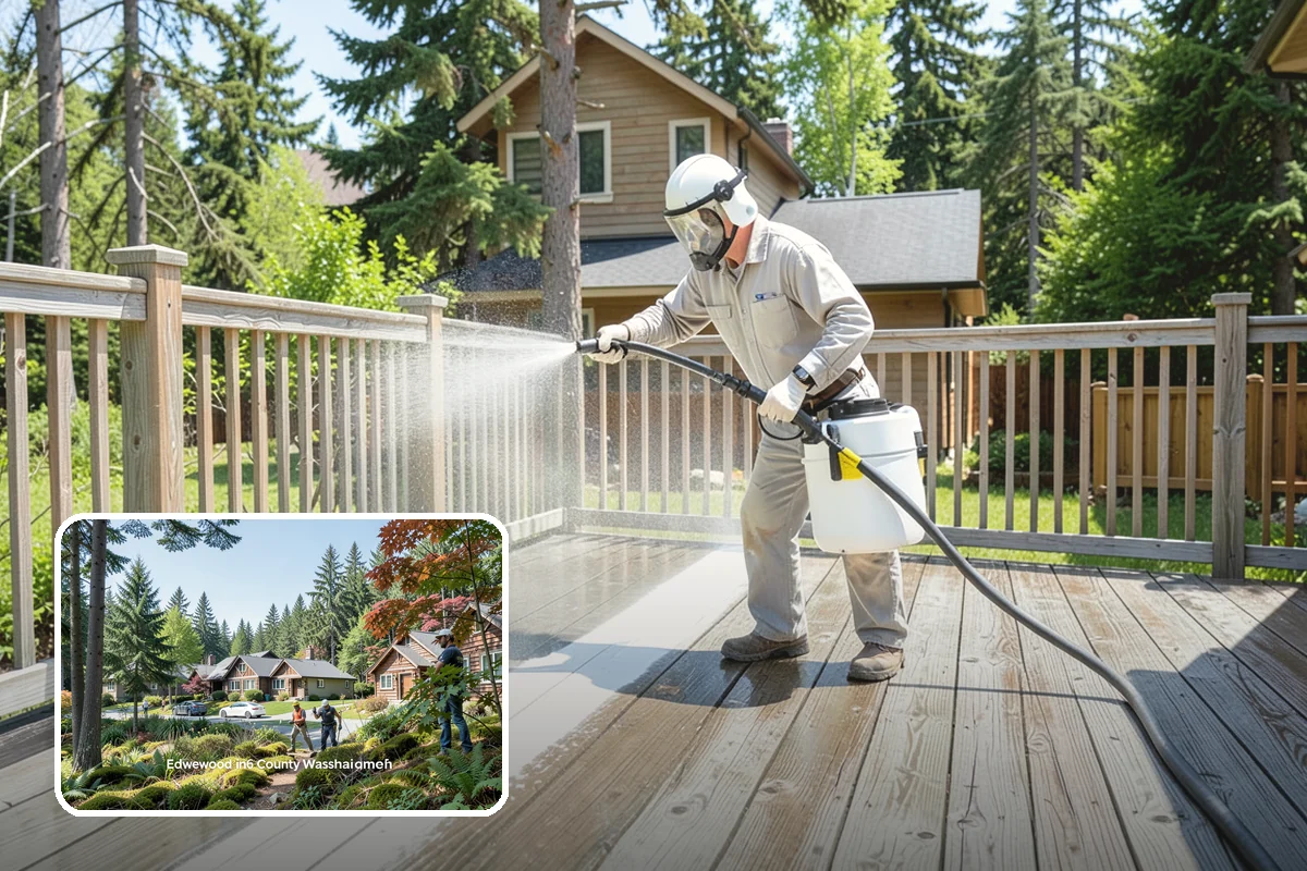 Algae Removal in Edgewood, Pierce County, WA - Removes the green algae film at the biological source