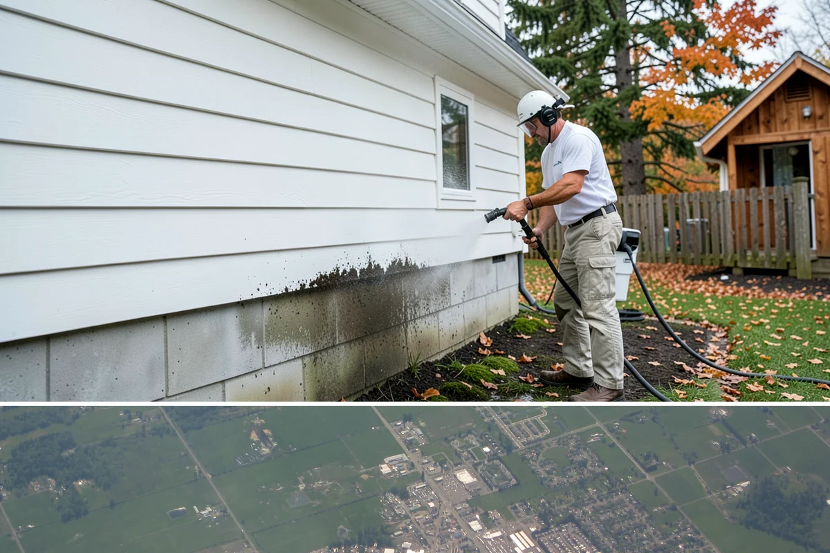 Algae Removal in Enumclaw, King County, WA - Clear algae in spring or summer to remove the heavy growth that builds during the shaded, wet months.
