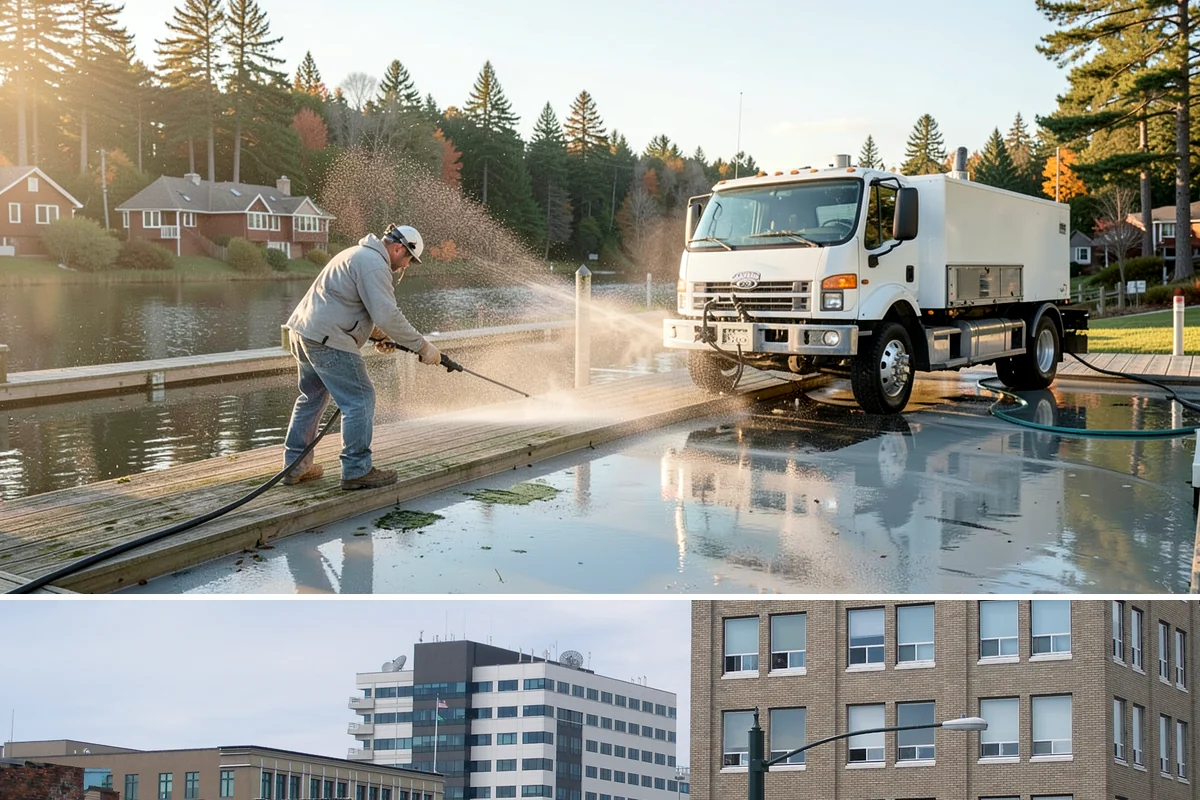 Algae Removal in Everett, Snohomish County, WA - Clear algae in spring or summer to remove the heavy growth that builds during the shaded, wet months.