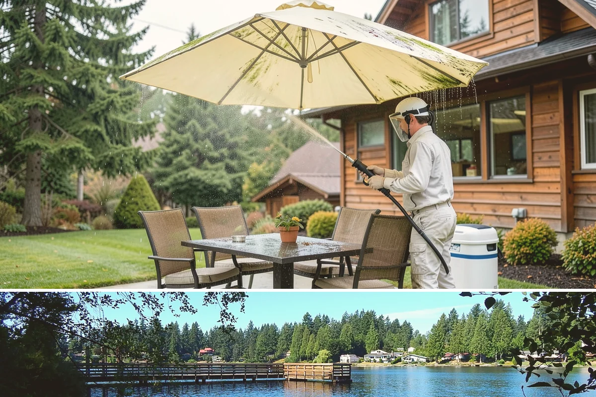 Algae Removal in Federal Way, King County, WA - Clear algae in spring or summer to remove the heavy growth that builds during the shaded, wet months.