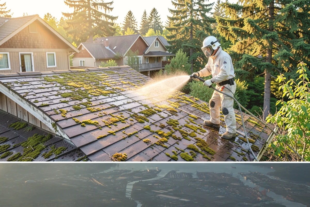 Algae Removal in Fife, Pierce County, WA - Clear algae in spring or summer to remove the heavy growth that builds during the shaded, wet months.