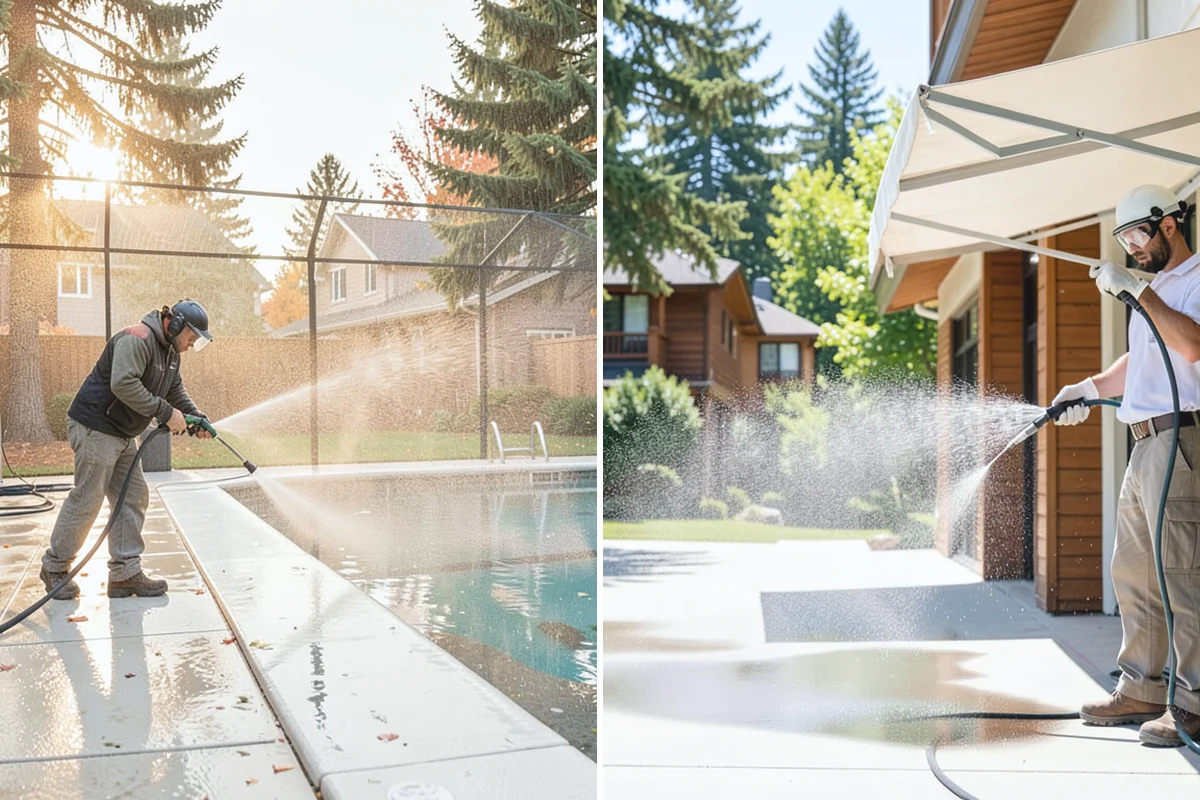 Algae Removal in Hamilton, Skagit County, WA - Evaluate the algae coverage and the surface types