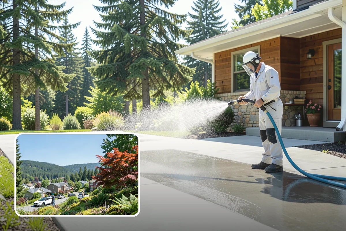 Algae Removal in Index, Snohomish County, WA - Removes the green algae film at the biological source