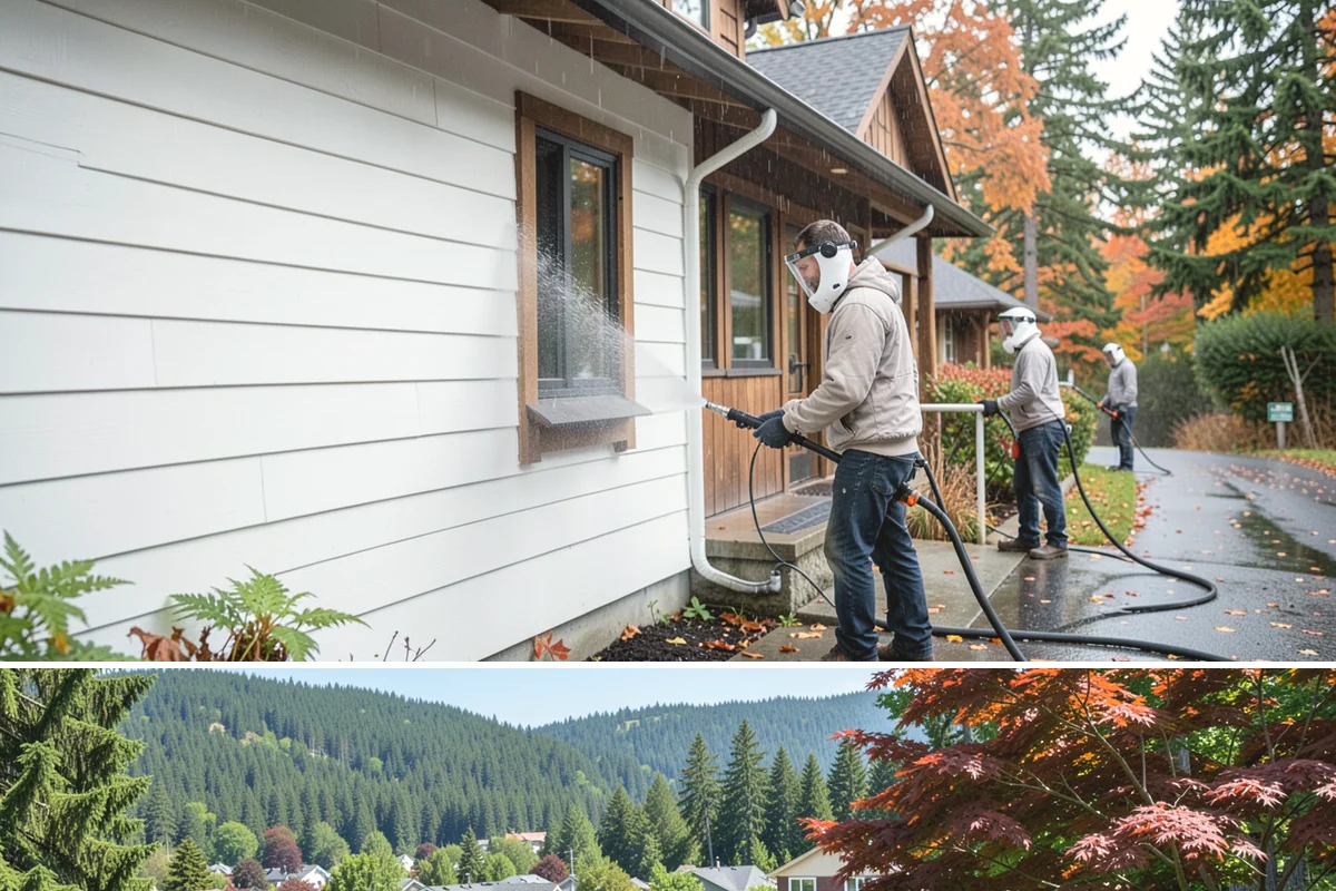 Algae Removal in Index, Snohomish County, WA - Clear algae in spring or summer to remove the heavy growth that builds during the shaded, wet months.