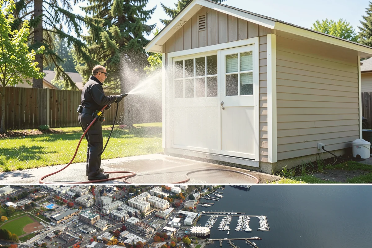 Algae Removal in Kirkland, King County, WA - Clear algae in spring or summer to remove the heavy growth that builds during the shaded, wet months.