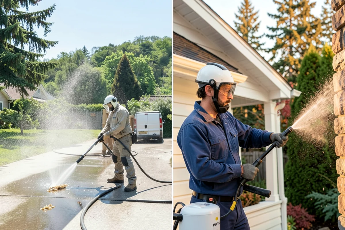 Algae Removal in Lake Forest Park, King County, WA - Evaluate the algae coverage and the surface types