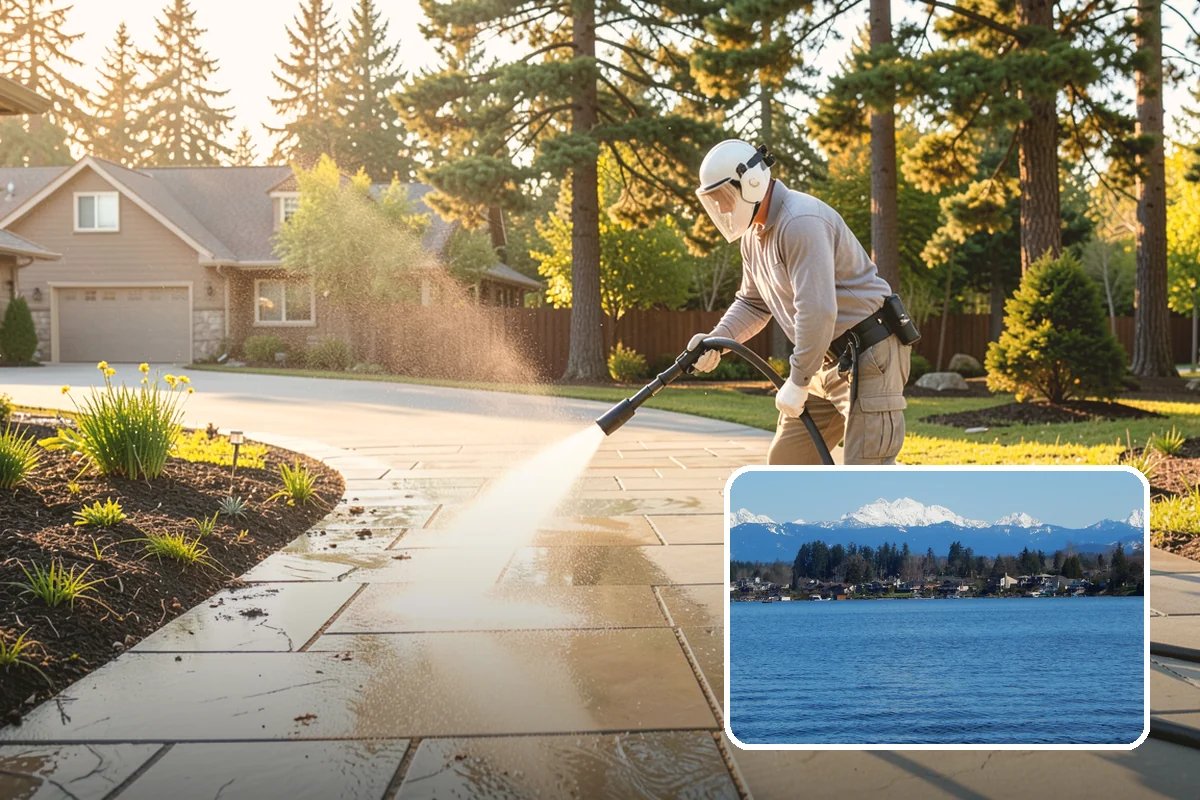 Algae Removal in Lake Stevens, Snohomish County, WA - Removes the green algae film at the biological source