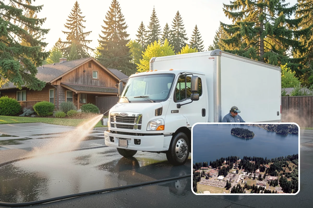 Algae Removal in Lakewood, Pierce County, WA - Removes the green algae film at the biological source