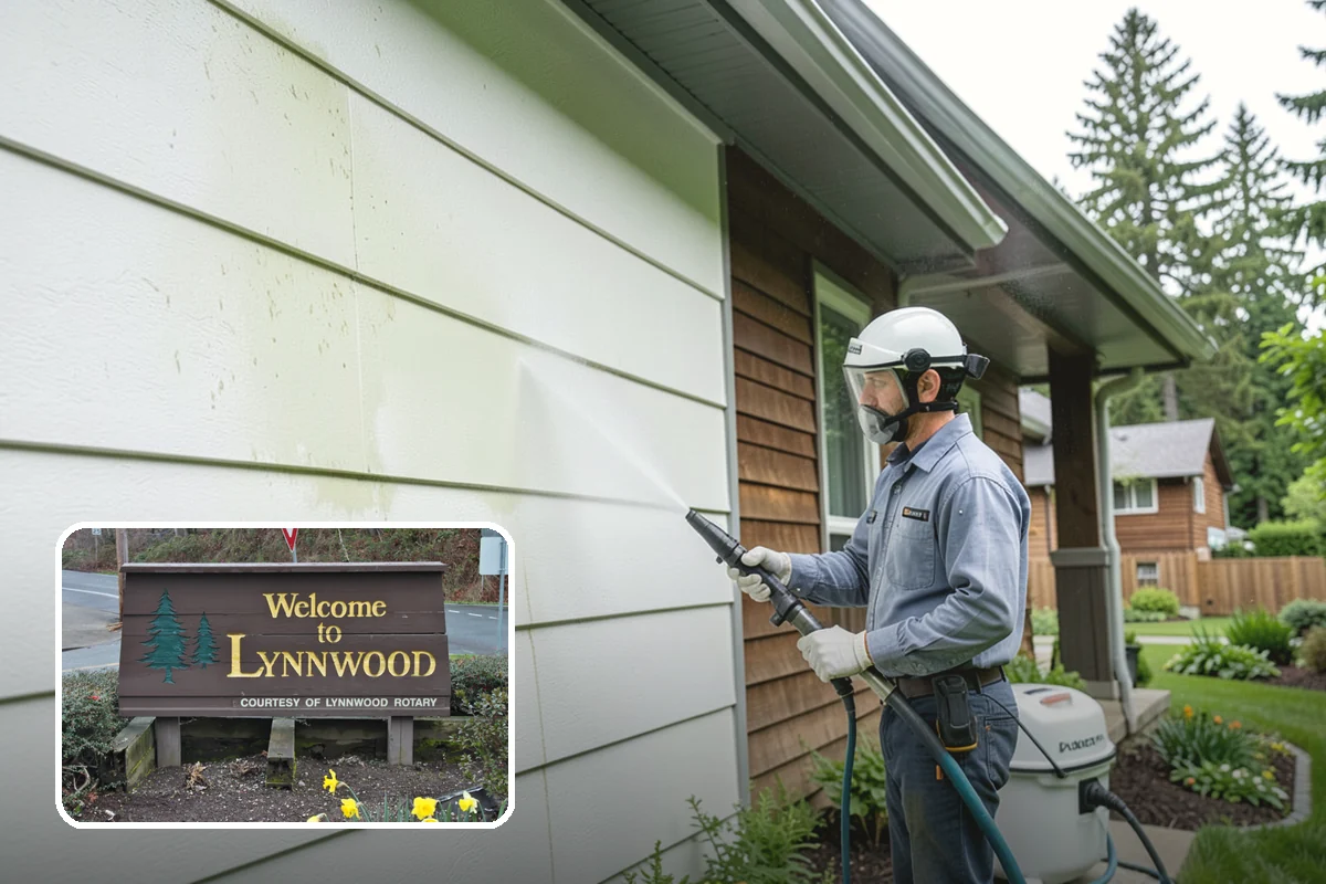 Algae Removal in Lynnwood, Snohomish County, WA - Removes the green algae film at the biological source