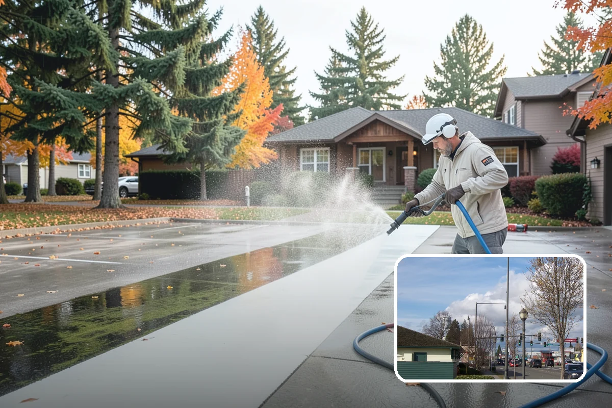 Algae Removal in Marysville, Snohomish County, WA - Removes the green algae film at the biological source