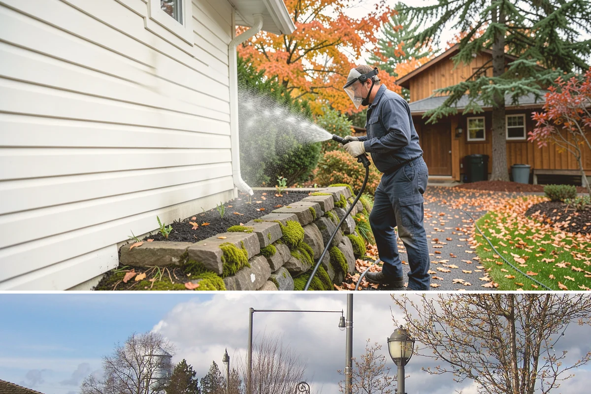 Algae Removal in Marysville, Snohomish County, WA - Clear algae in spring or summer to remove the heavy growth that builds during the shaded, wet months.
