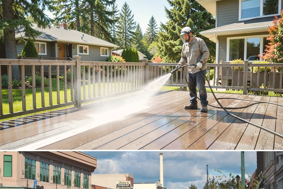 Algae Removal in Monroe, Snohomish County, WA - Clear algae in spring or summer to remove the heavy growth that builds during the shaded, wet months.