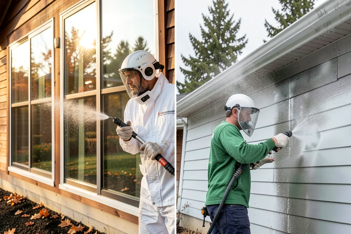 Algae Removal in Normandy Park, King County, WA - Evaluate the algae coverage and the surface types