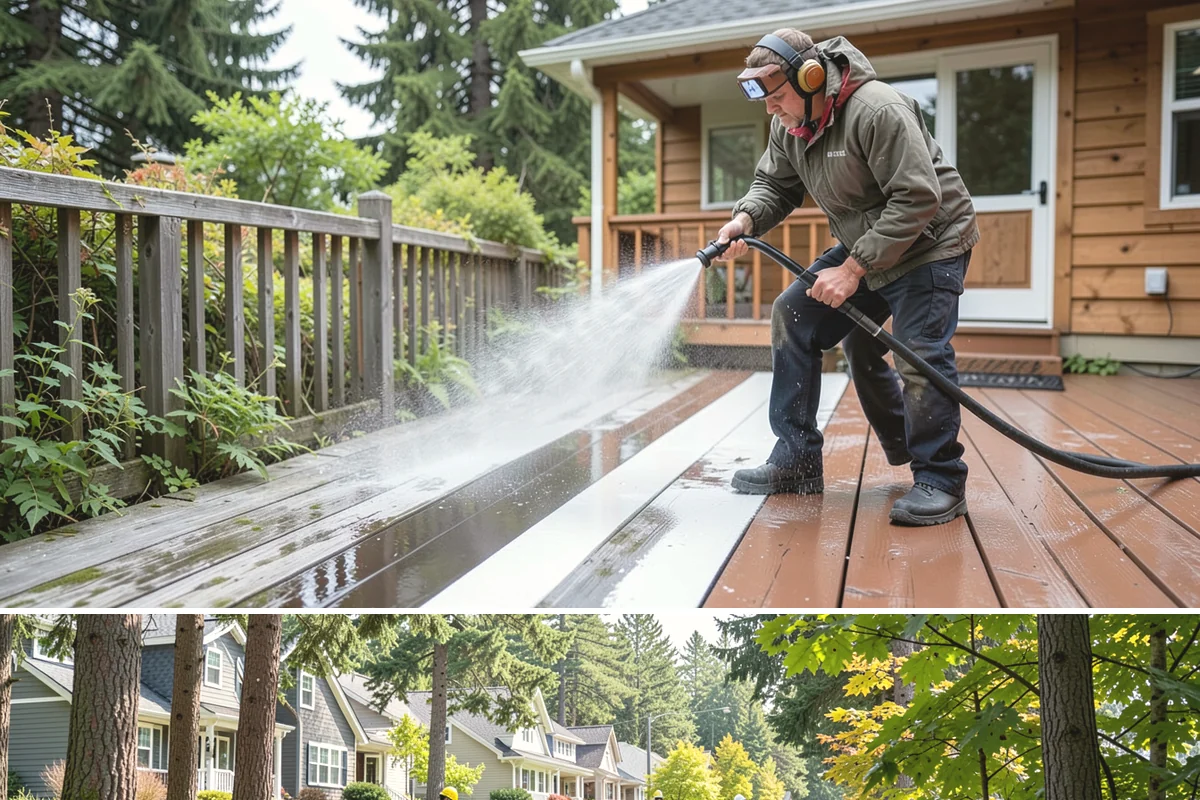 Algae Removal in Normandy Park, King County, WA - Clear algae in spring or summer to remove the heavy growth that builds during the shaded, wet months.