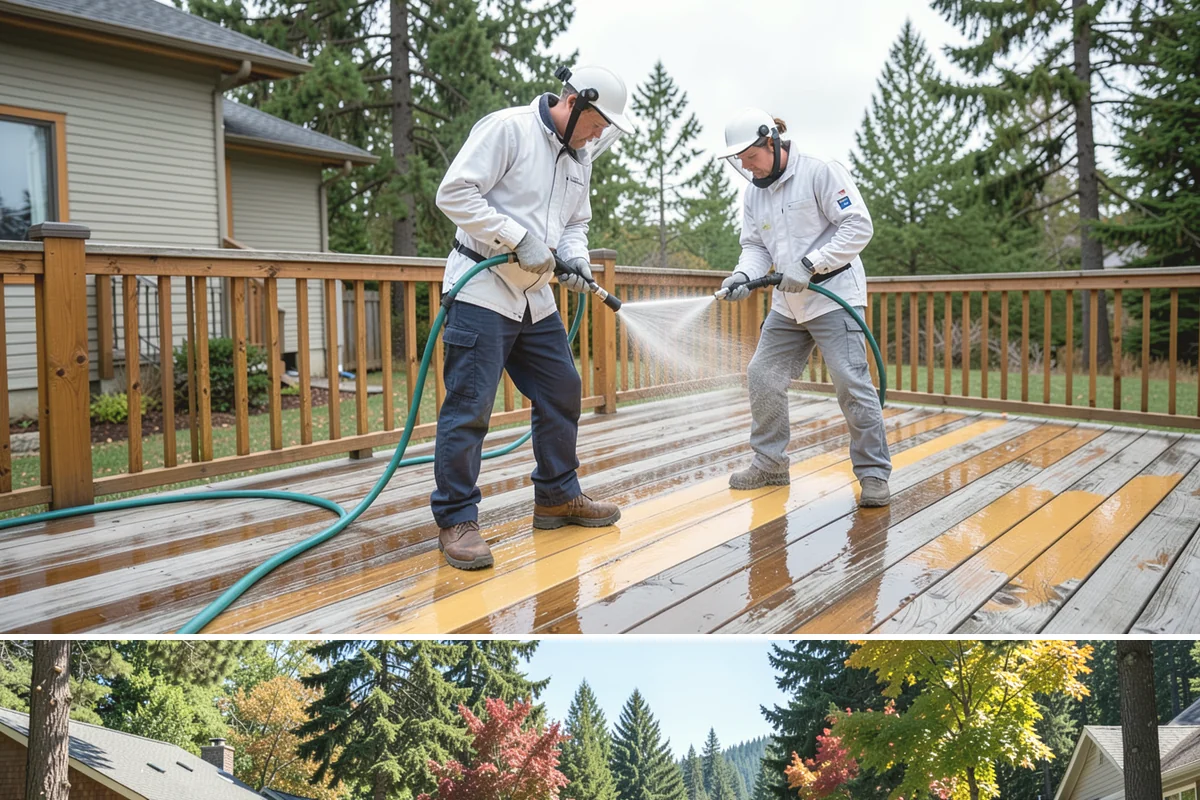 Algae Removal in Orting, Pierce County, WA - Clear algae in spring or summer to remove the heavy growth that builds during the shaded, wet months.