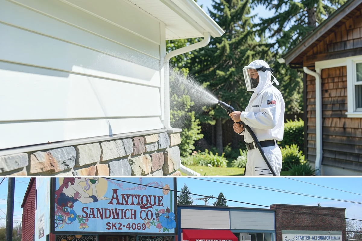 Algae Removal in Ruston, Pierce County, WA - Clear algae in spring or summer to remove the heavy growth that builds during the shaded, wet months.