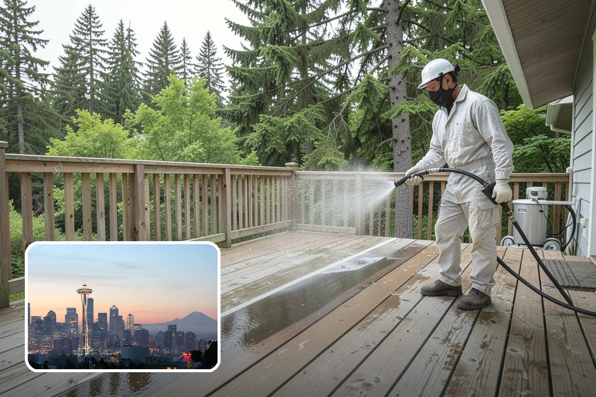 Algae Removal in Seattle, King County, WA - Removes the green algae film at the biological source